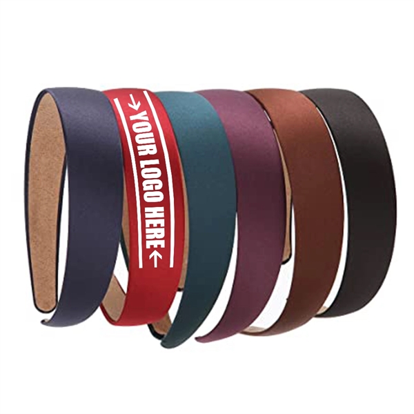 Wide Non Slip Ribbon Hairband For Women