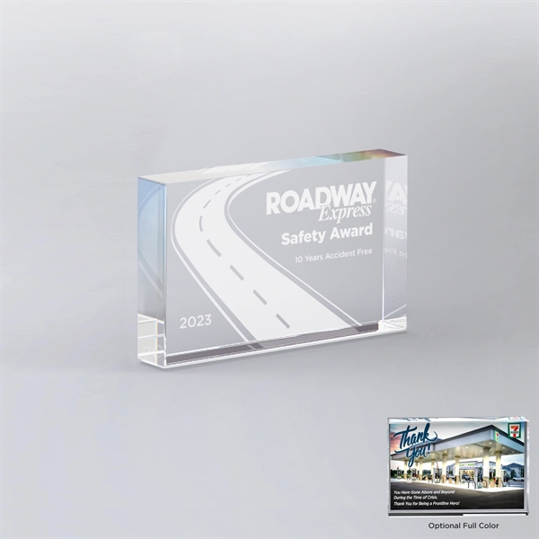 Freestanding Acrylic Block Award