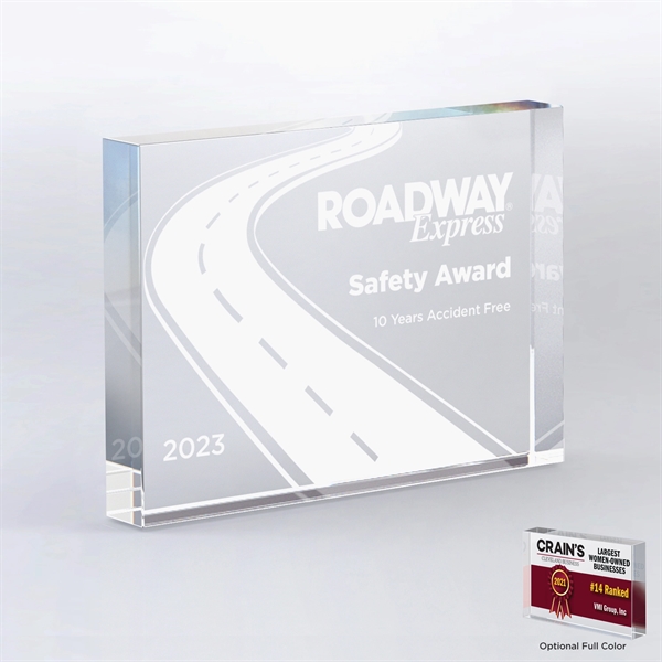 Freestanding Acrylic Block Award