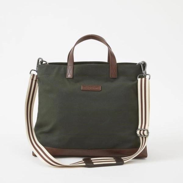 Oliver Metro Tote - Canvas - Racing Green