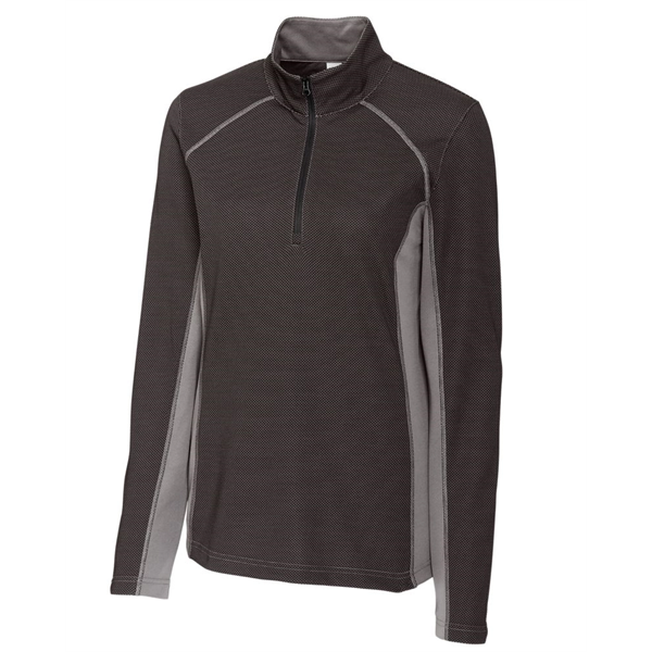 Clique Ice Pique Colorblock Tech Womens Half Zip