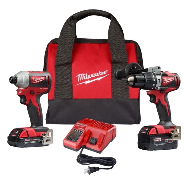 M18 Brushless 2-Tool Combo Kit - Hammer Drill/Impact Driver
