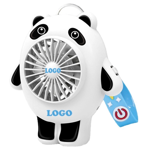 Cute Mini Hand Fan With Keychain
