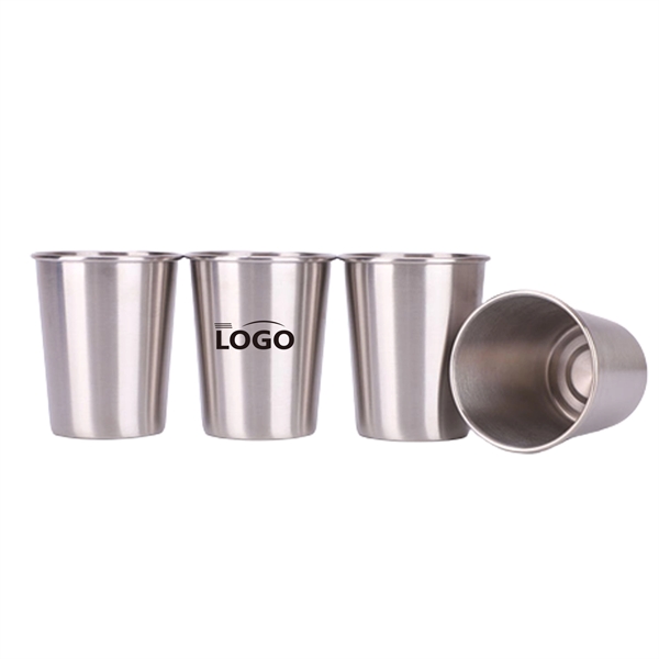 8 Oz Single Wall Stainless Steel Pint Cup