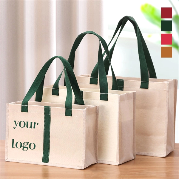 Film Covered Canvas Tote Bag