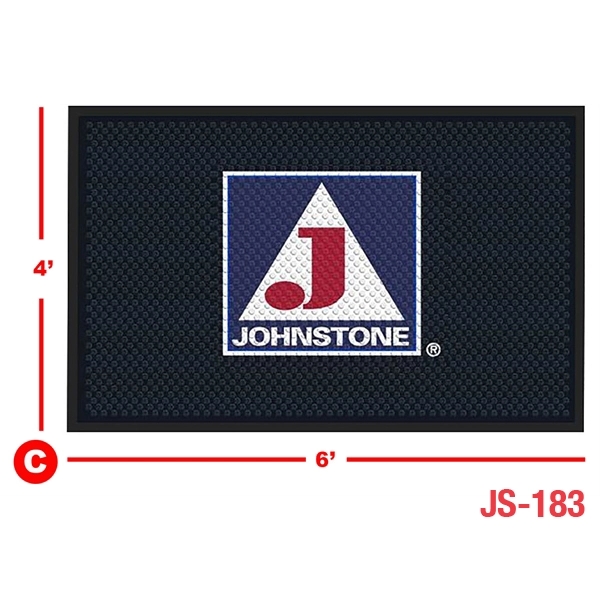 Floor Mat - Black 6W x 4H Outdoor