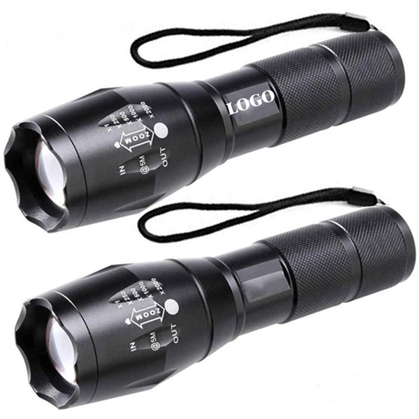 Led Torch Light Set With Gift Box Charger Battery