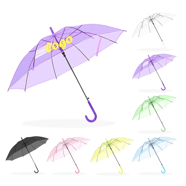 21'' & 8K Transparent Umbrella