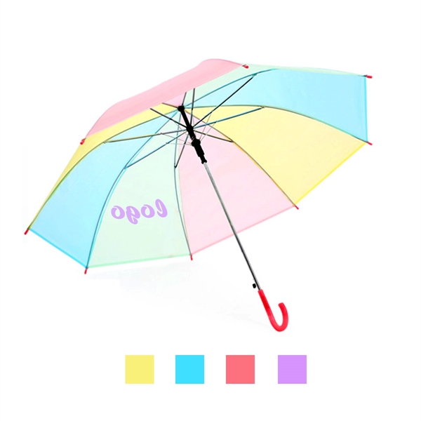 21'' & 8K Frosted Rainbow Umbrella