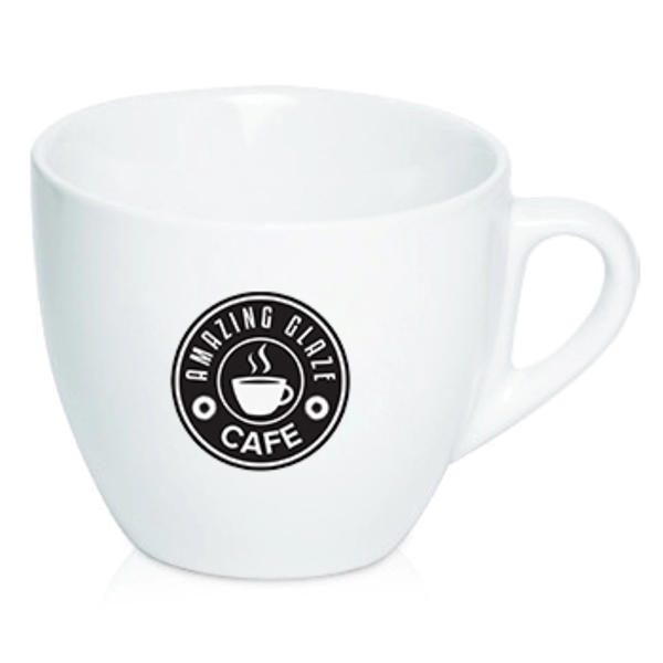6 oz. Customized White Ceramic Coffee Mug