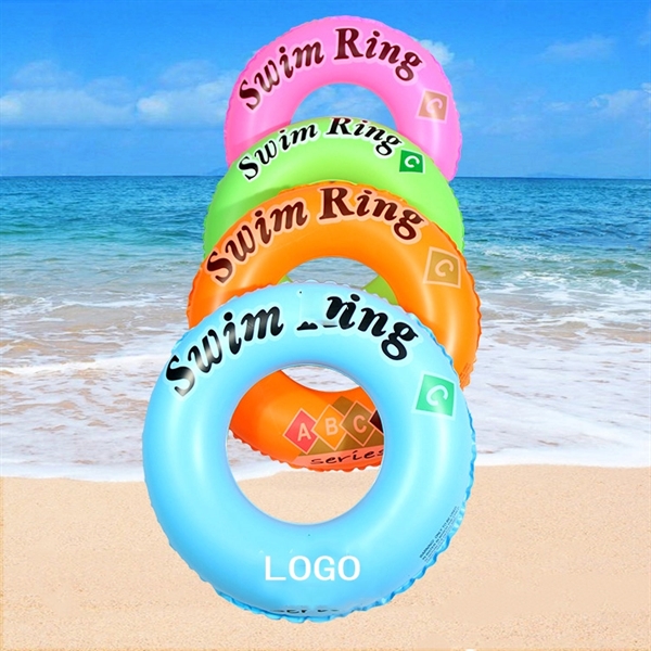 Custom logo Inflatable Swim Tubes Rings