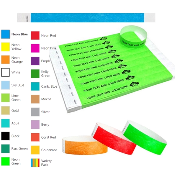 500pcs Tamper-evident Disposable Adhesive Wristbands