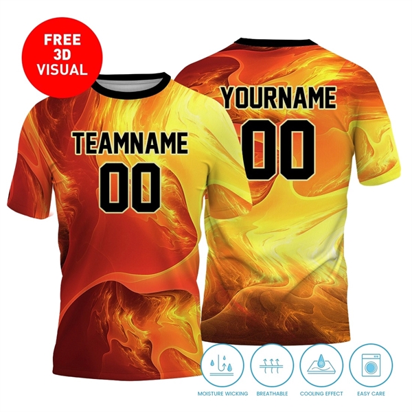 Short Sleeve Crew Neck (Full Dye Sublimation)