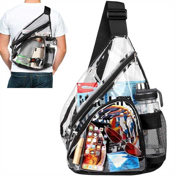 Clear Pvc Sling Bag