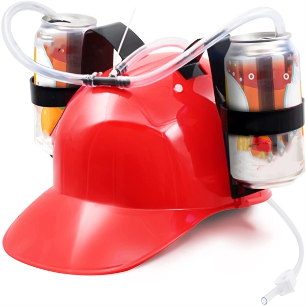 Can Holder Drinker Hat Cap With Straw