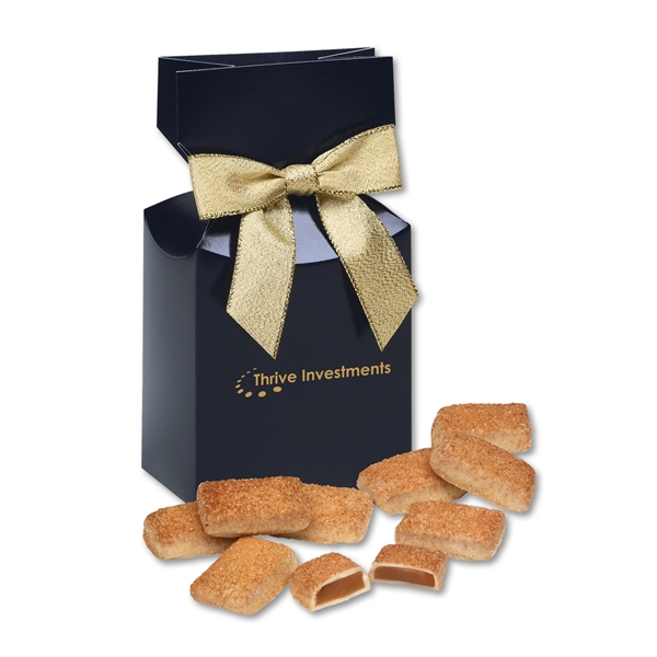 Cinnamon Churro Toffee in Navy Premium Delights Gift Box