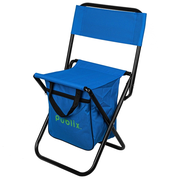 Portable Folding Chair with Storage Pouch - 600D
