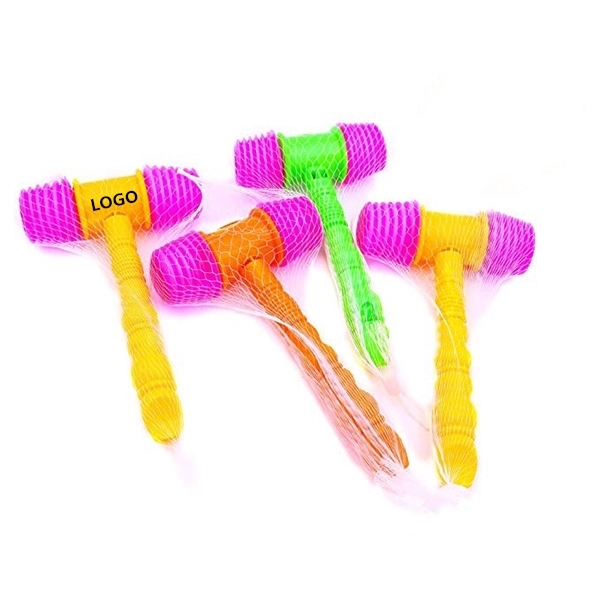 PVC Gavel Squeaky Hammer Toy