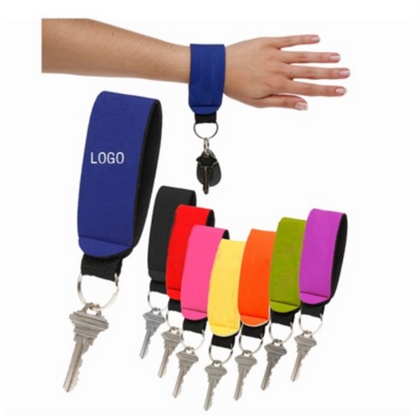 Neoprene Wristband Key Holder  keychain