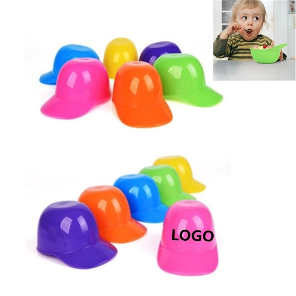 PVC Baseball Helmet Ice Cream Bowl