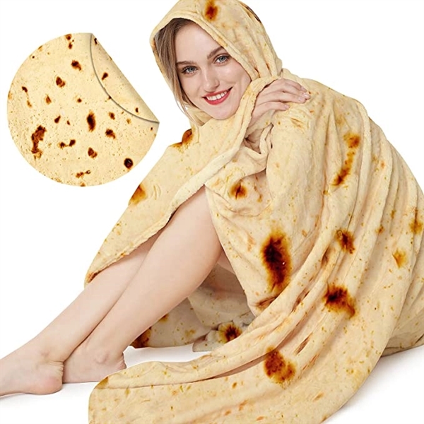 Burrito Tortilla Human Blanket