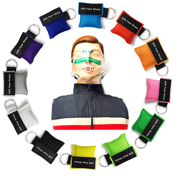 CPR Face Shield Mask Key Chain