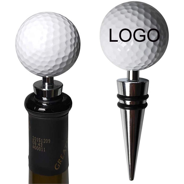 Personalised Golf Ball Wine Stopper