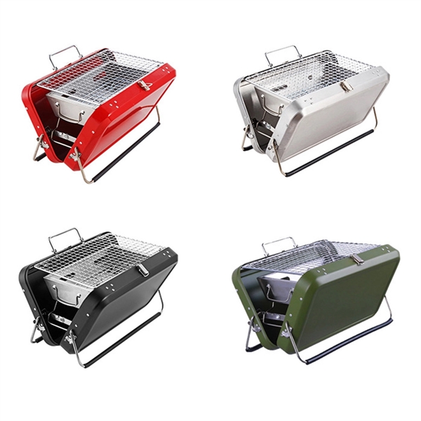 Folding Barbecue Charcoal Grill Box