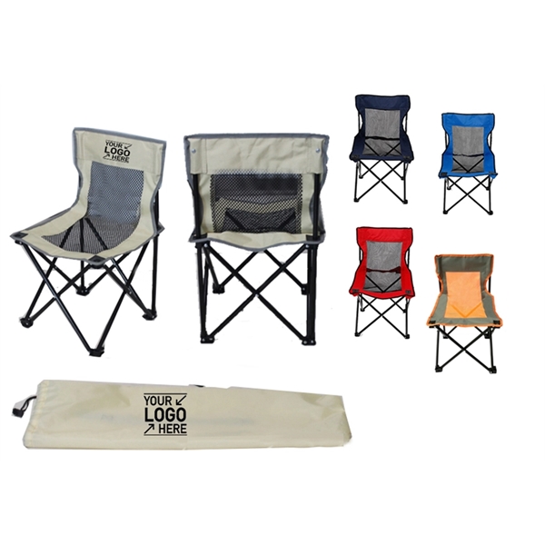 Armless Foldable Camping Chair