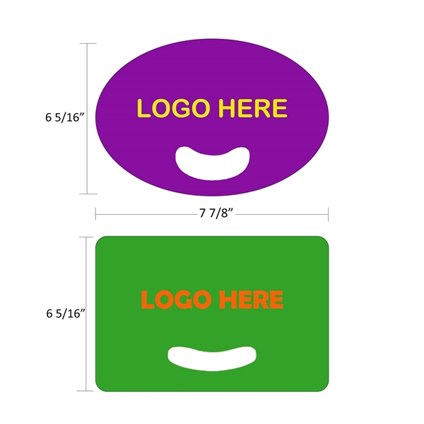 Rectangle/Oval Plastic Hand Fan
