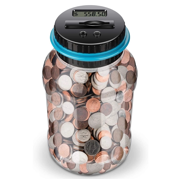 Digital Counting Money Jar Big Piggy Bank