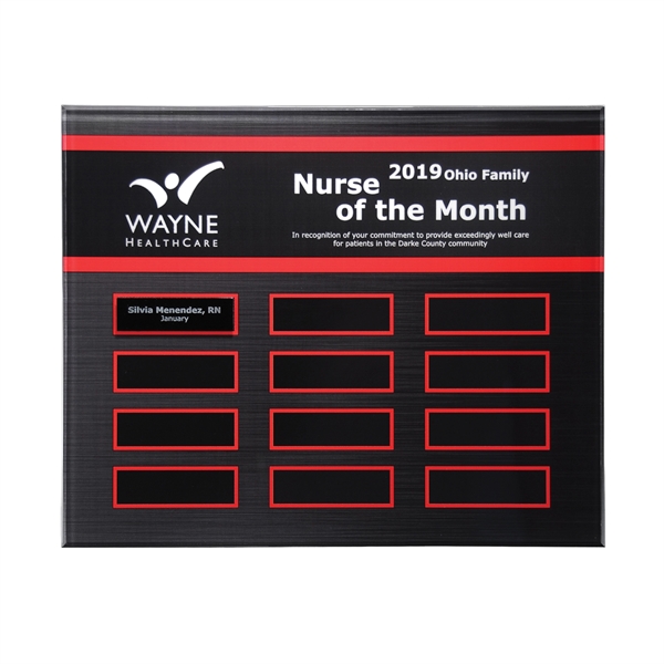Crimson Excellence Master Plaque Series