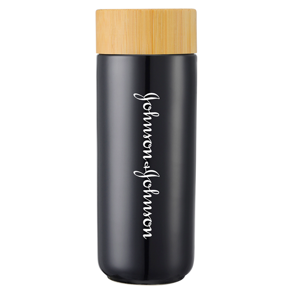 10oz Ceramic Mug Bamboo Lid