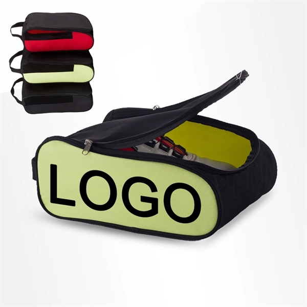Custom Gift Polyester Mesh Panel Golf Shoe Bag