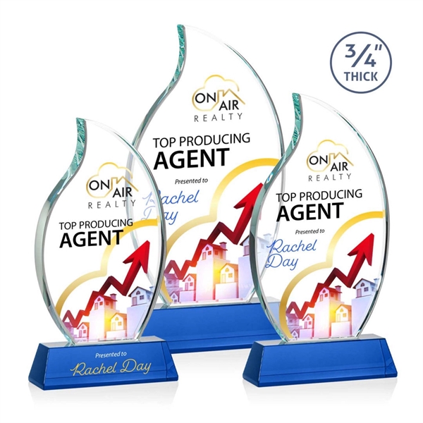 Croydon VividPrint™ Award on Newhaven Base - Blue