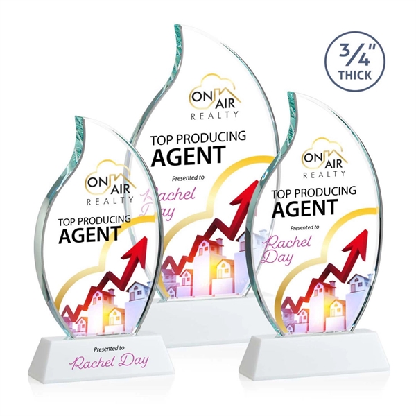 Croydon VividPrint™ Award on Newhaven Base - White