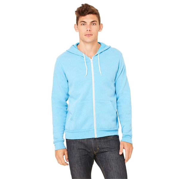 Bella + Canvas Unisex Sponge Fleece Full-Zip Hooded Sweat...