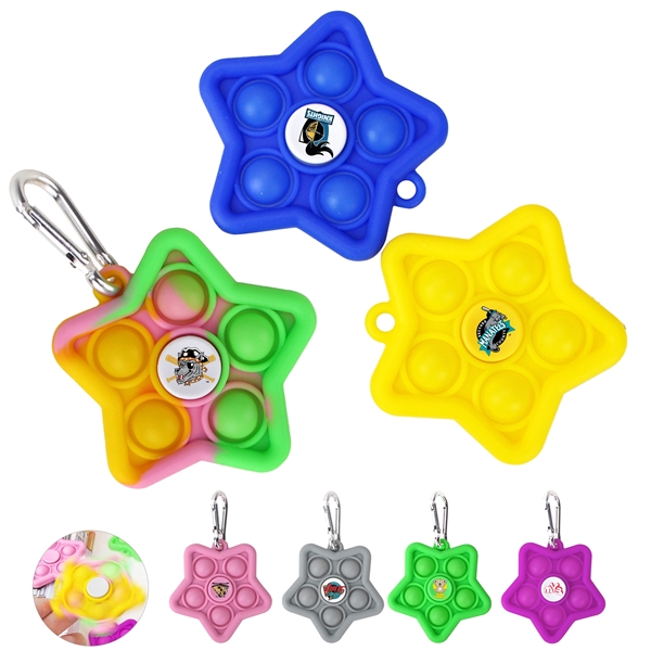 Star Push Bubble Fidget Spinner