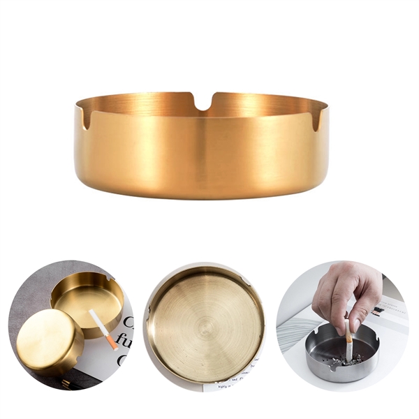 Round Stainless Steel Ashtray
