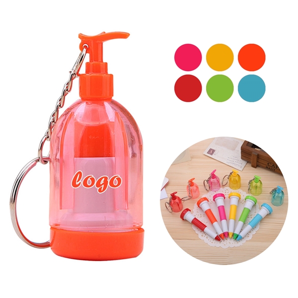Creative Keychain Ballpoint Pens-Assorted Colors