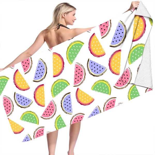 Sand Proof Color Resort Beach Towel