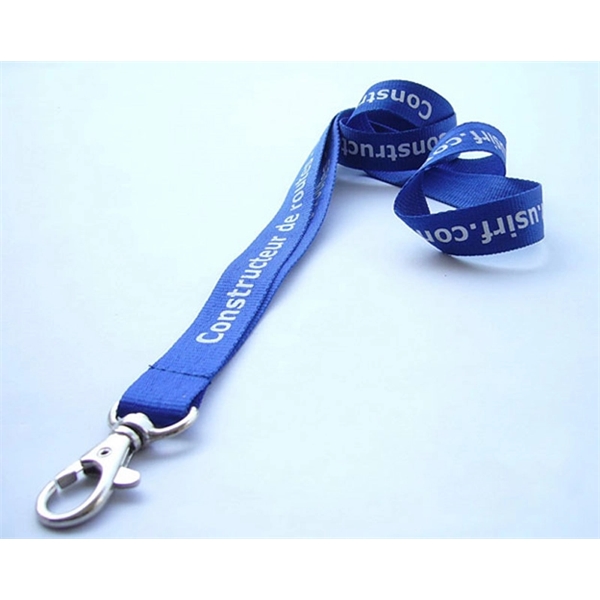 Promotional neck polyester lanyard with logo