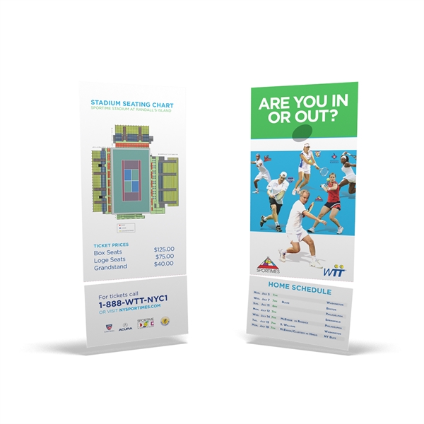Perforated Tear Off Postcards - Full Color 2 Sided - UV 2