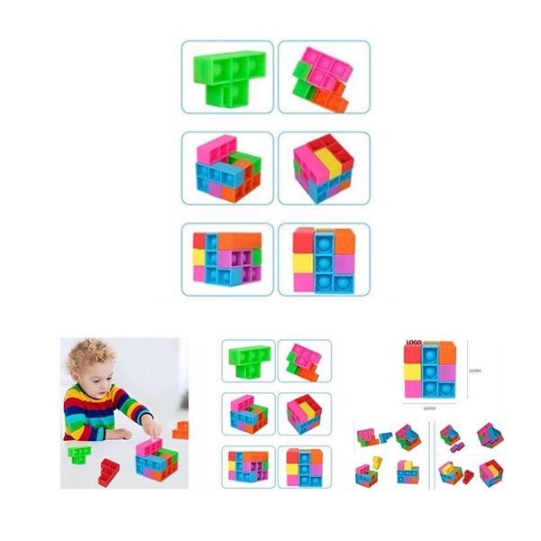 Building Block  Assemblable Puzzle Pop Fidget Toys