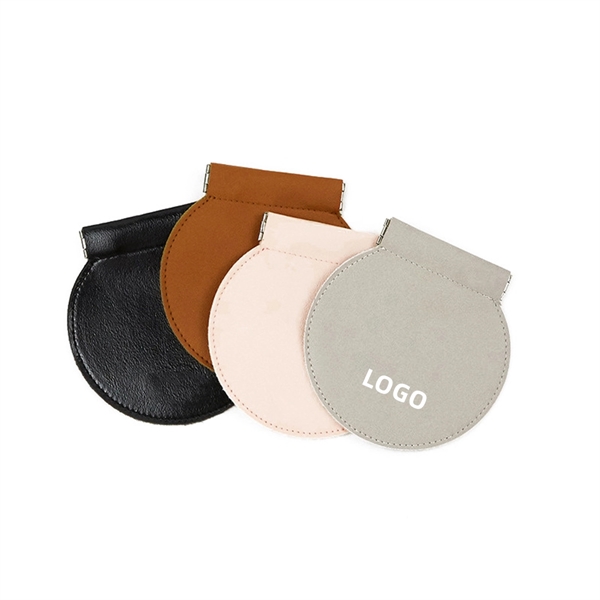 PU Leather Mini Squeeze Coin Purse Pouch Change Holder