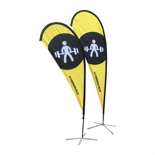 11' Double Side Sail Sign Flag Kit