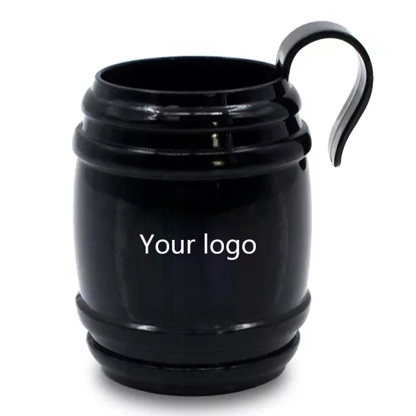1.5 oz Mini Plastic Barrel Shaped Shot Glasses with Hook