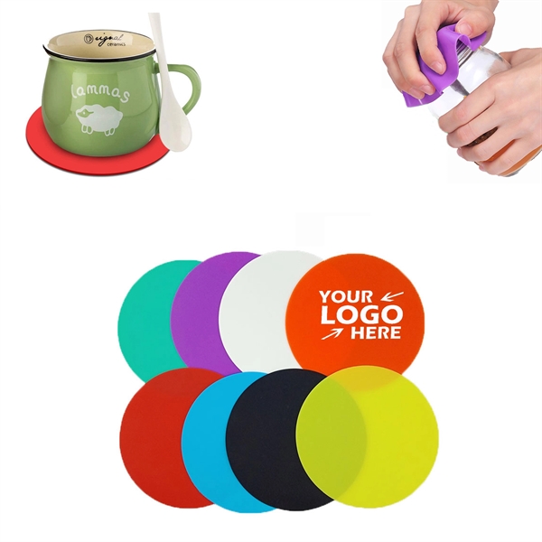 Silicone Anti-slip Coaster Bottle Opener