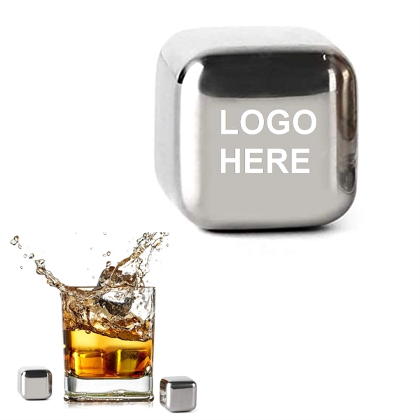 2 Packs Reusable Whiskey Ice Cube Stone