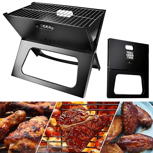 Instant Foldable Notebook Bbq Grill